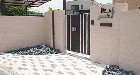 豊田市K様邸 門まわり・フェンス 施工事例